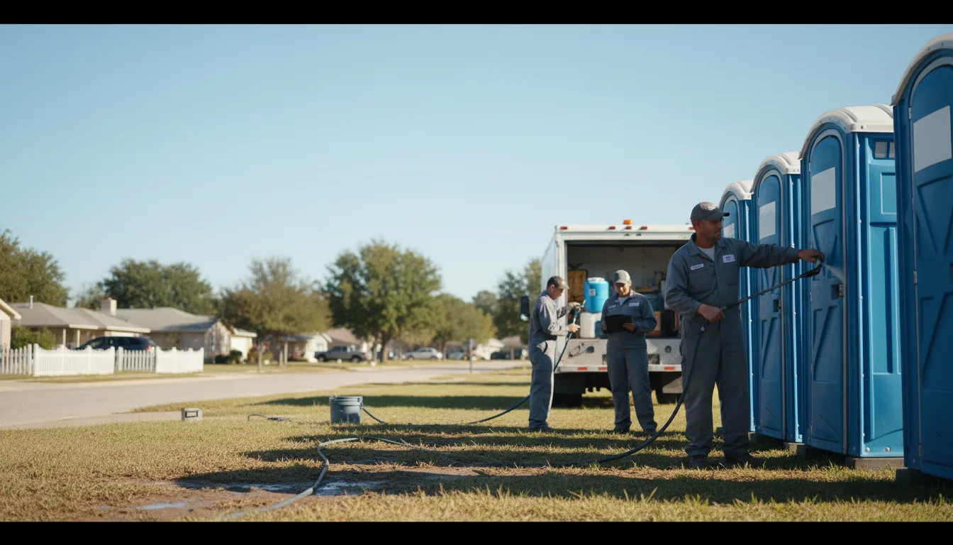 Long-Term Portable Toilet Rental in Ola, AR near me